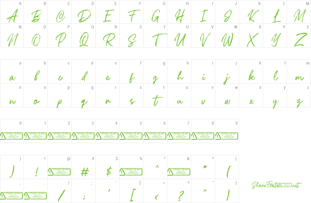 Font Martabug preview